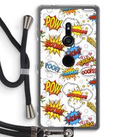 Pow Smack: Sony Xperia XZ2 Transparant Hoesje met koord