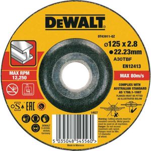 DeWALT Extreme Metal doorslijpschijf DT43911-QZ doorslijpschijf Ø 125 mm, boring 22,23 mm