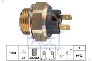 Temperatuurschakelaar, radiateurventilator 75111