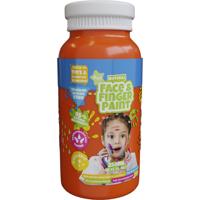 Boti Natural face & fingerpaint fles - oranje, 250ml