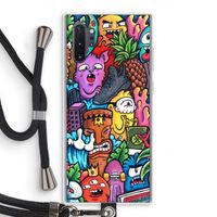 Vexx Mixtape: Samsung Galaxy Note 10 Plus Transparant Hoesje met koord