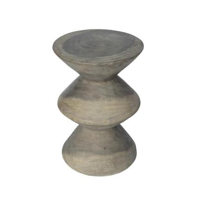 Tower Living Bijzettafel 'Vinci Due' Suarhout, 30cm, kleur Whitewash