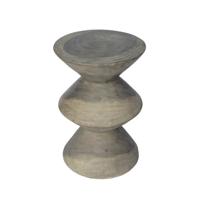 Tower Living Bijzettafel 'Vinci Due' Suarhout, 30cm, kleur Whitewash