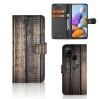 Samsung Galaxy A21s | Book Style Case | Steigerhout