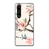 Japanse bloemen: Sony Xperia 1 III Transparant Hoesje