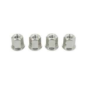 Cilinderkop moer M6 12 mm. hoog 4x