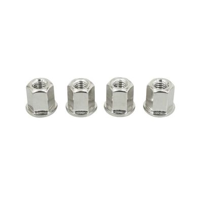 Cilinderkop moer M6 12 mm. hoog 4x
