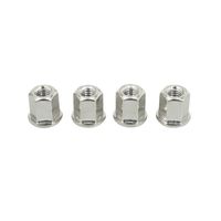 Cilinderkop moer M6 12 mm. hoog 4x