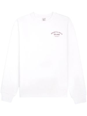 Sporty & Rich sweat Wellness en coton - Blanc
