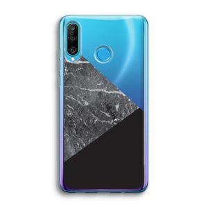Combinatie marmer: Huawei P30 Lite Transparant Hoesje