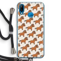 Pony: Huawei P20 Lite Transparant Hoesje met koord