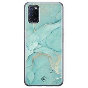 Oppo A52 siliconen hoesje - Touch of mint