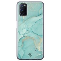 Oppo A52 siliconen hoesje - Touch of mint - thumbnail