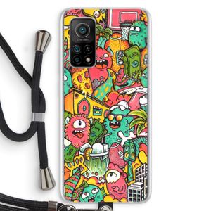 Vexx City: Xiaomi Mi 10T 5G Transparant Hoesje met koord