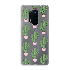 Cactus Lover: OnePlus 8 Pro Transparant Hoesje