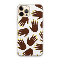 Hands dark: iPhone 13 Pro Max Transparant Hoesje