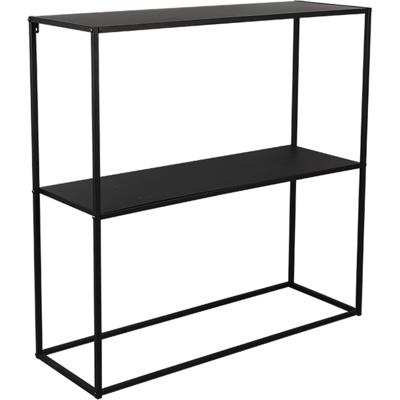Bijzettafel - Trion Xena - Consoletafel - Zwart - Metaal