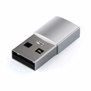Satechi ST-TAUCS tussenstuk voor kabels USB-A USB-C Zilver