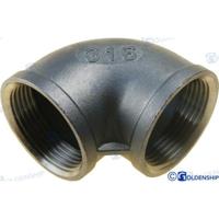 GS30544 - ELLEBOOG 90 H-H ROESTVRIJ STAAL 1-1/4