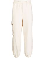 ZZERO BY SONGZIO pantalon de jogging cargo à lien de resserrage - Blanc