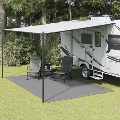 VidaXL Tenttapijt 5x3 m antracietkleurig
