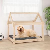 Hondenmand 81x60x70 cm massief grenenhout