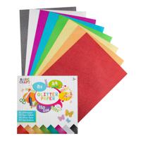 Creative Craft Group Glitterpapier A4 8 Vellen, 150 gsm