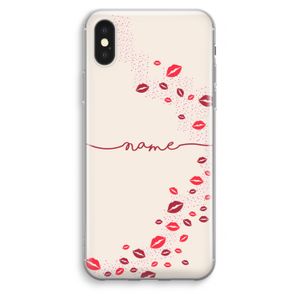 Kusjes: iPhone XS Max Transparant Hoesje
