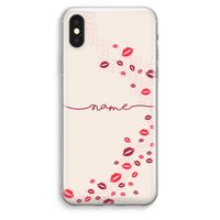 Kusjes: iPhone XS Max Transparant Hoesje Kusjes: iPhone XS Max Transparant Hoesje