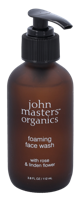 John Master Organic - Jmo Rose Foaming Face Wash 112 ml Make-up verwijderaar en reiniger