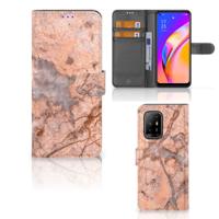 OPPO Reno5 Z | A94 5G | Bookcase | Marmer Oranje