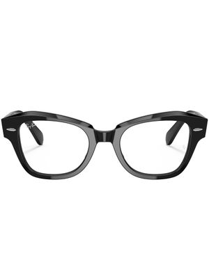 Ray-Ban lunettes de soleil State Street à monture papillon - Noir