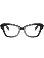 Ray-Ban lunettes de soleil State Street à monture papillon - Noir