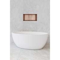 Hotbath &More Inbouwnis - 30 x 60 x 10 cm - Geborsteld Koper PVD