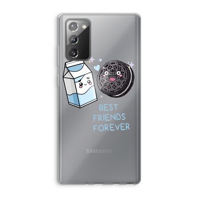 Best Friend Forever: Samsung Galaxy Note 20 / Note 20 5G Transparant Hoesje
