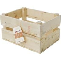 Fietskrat B1 blank vuren hout 40x30x24cm