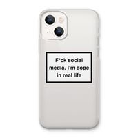 I'm dope: iPhone 13 mini Transparant Hoesje