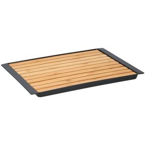 Brood snij plank met kruimel opvangbak 38 cm - Snijplanken