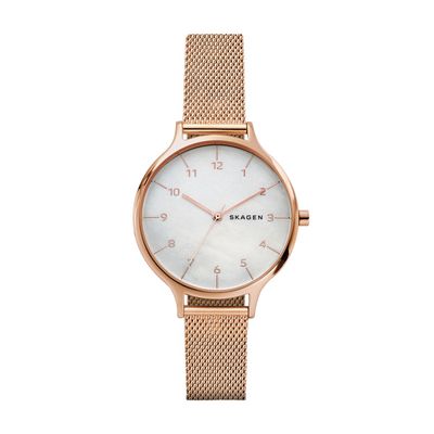 Horlogeband Skagen SKW2633 Mesh/Milanees Rosé 14mm