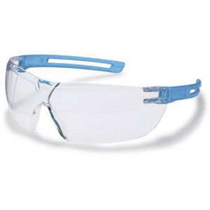 uvex x-fit 9199265 Veiligheidsbril Blauw, Doorschijnend