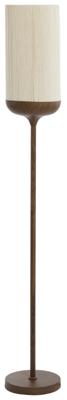 Light & Living Vloerlamp 'Dania' Houtlook en touw, 159cm, kleur Donker hout