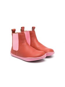 Camper Kids bottines en cuir à bout rond - Rouge