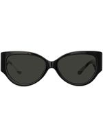 Linda Farrow lunettes de soleil à monture papillon - Noir Linda Farrow lunettes de soleil à monture papillon - Noir