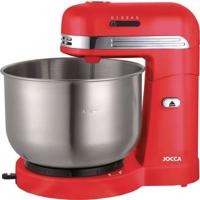 JOCCA Keukenmachine - 3,5 L RVS Kom - 5 Snelheden - Rood en Grijs