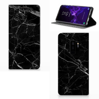 Samsung Galaxy S9 Plus Standcase Marmer Zwart - Origineel Cadeau Vader