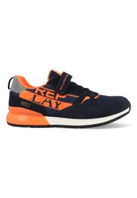Replay Shoot JR JS290027L-3192 Blauw / Wit maat