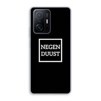 Negenduust black: Xiaomi 11T Transparant Hoesje