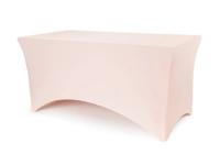 Tafelhoes Dusty Rose Stretch Spandex 183x76x74cm Tafelhoes Dusty Rose Stretch Spandex 183x76x74cm