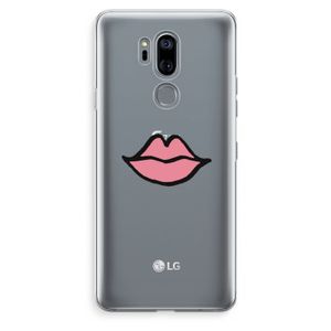 Kusje: LG G7 Thinq Transparant Hoesje