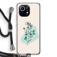 Violets are blue: Xiaomi Mi 11 Transparant Hoesje met koord